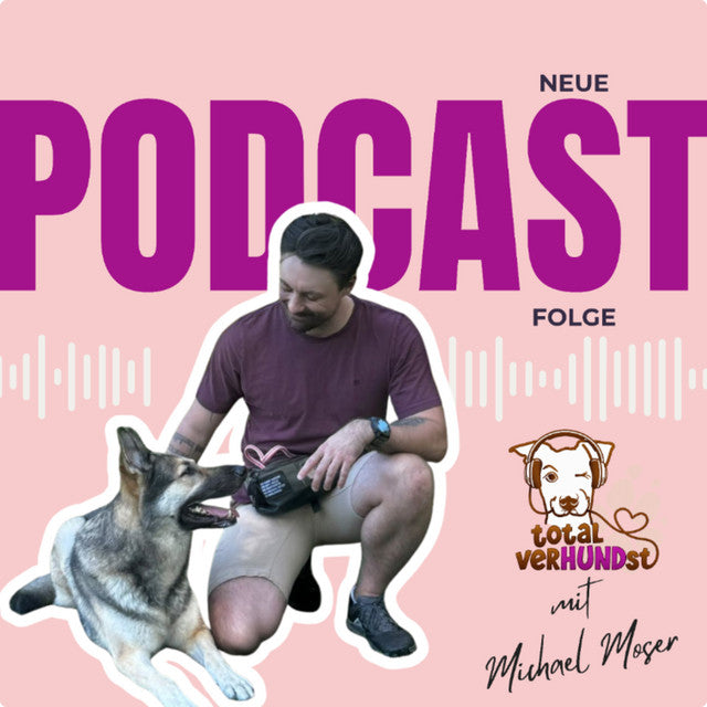 Episodencover von Total verHUNDst mit Michael Moser und Milo.